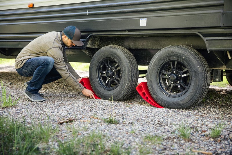 ANDERSEN HITCHES | 3604 RV and Trailer Accessories | Single Camper Leveler Block w/Rubber mat | Camper Leveling System | Outdoor Camping Levels - Image 3